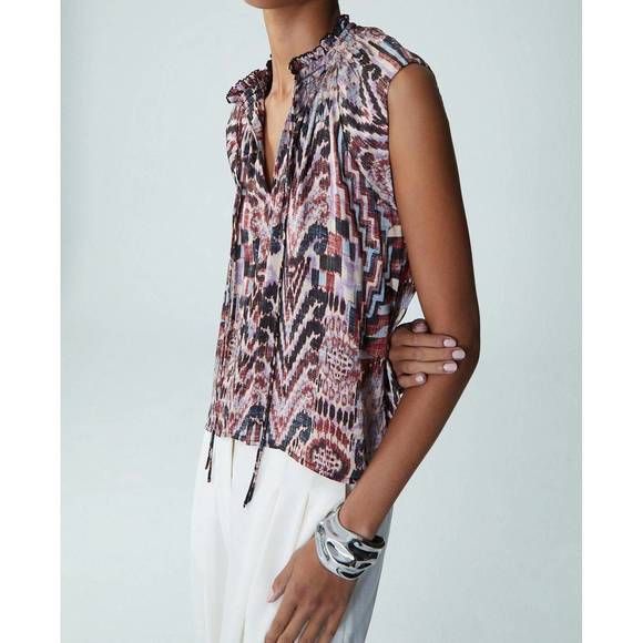 NEW MARIA CHER junin keyla top in sand melange